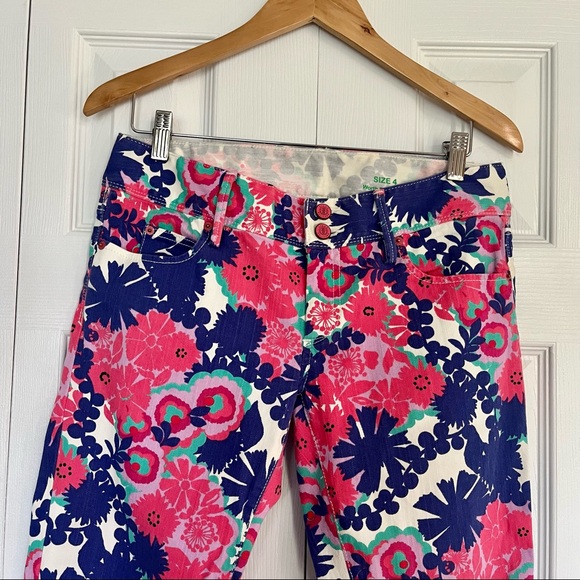 Lilly Pulitzer Worth Skinny Jeans Size 4 - Picture 3 of 11